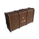 Valise coloniale marron