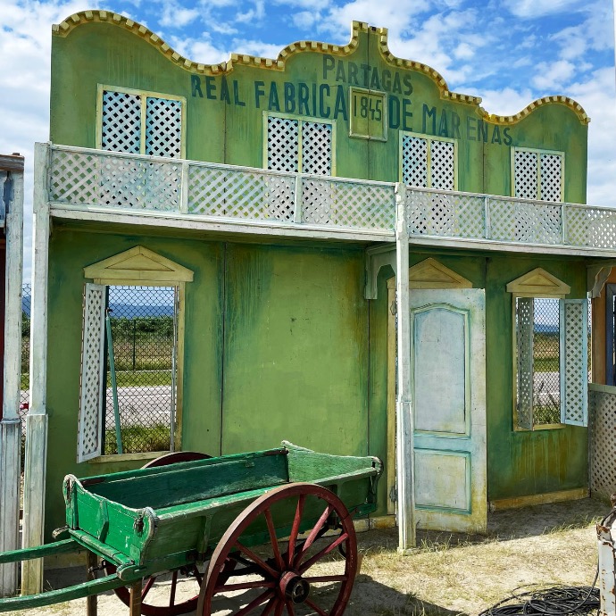 Façade maison verte - 405cm